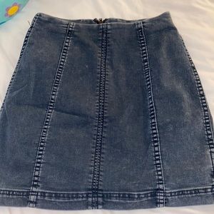 Free people denim skirt
